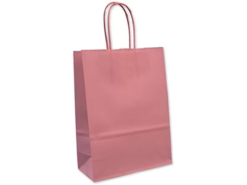 ELCO Geschenktasche 18 x 8 x 24 cm, 25 Stück, Rosa