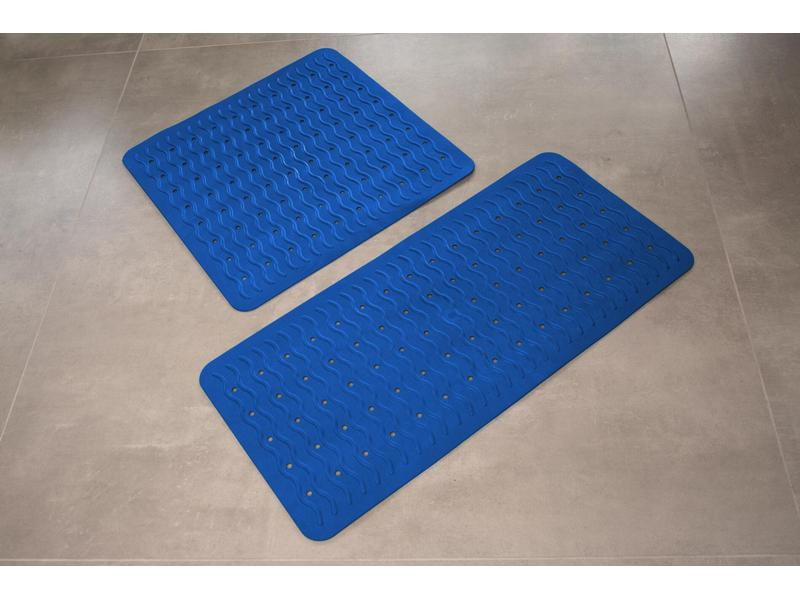 Ridder Badewanneneinlage Playa 38 x 80 cm, Blau