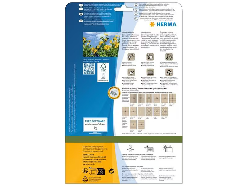 HERMA Runde Etiketten Ø 40 mm, 20 Blatt