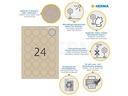 HERMA Runde Etiketten Ø 40 mm, 20 Blatt