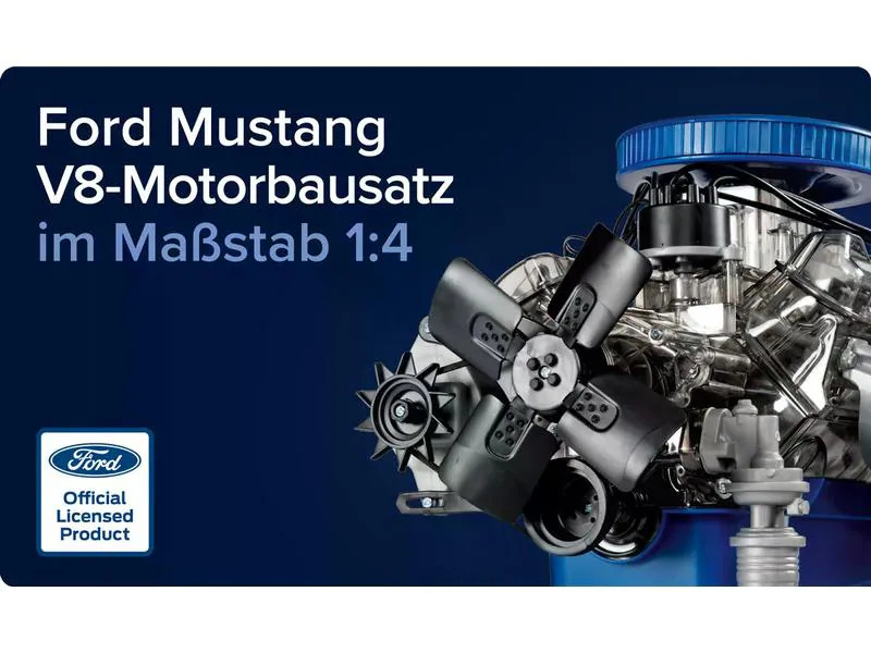 Franzis Motorbausatz Ford Mustang V8 1:4