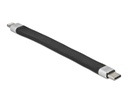 Delock USB-Ladekabel FPC Flachbandkabel USB C - Lightning 0.13 m