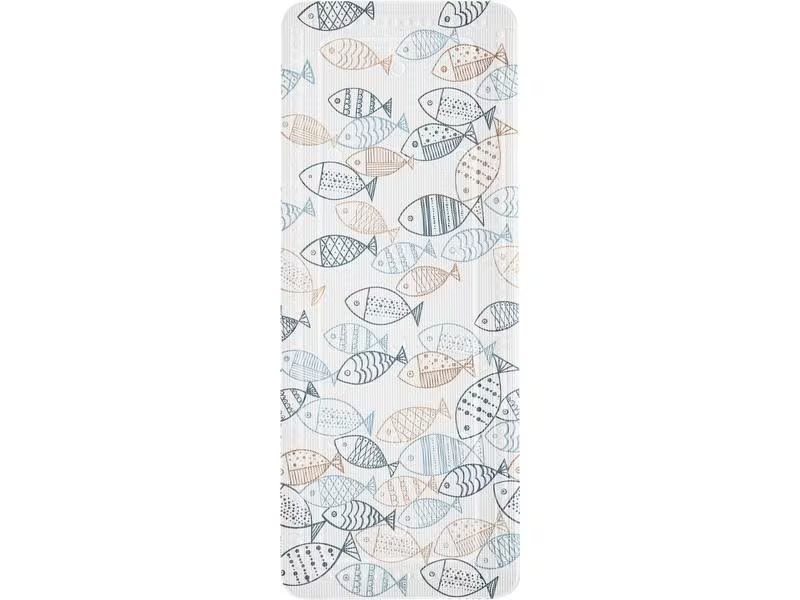 Kleine Wolke Badewanneneinlage Sardinas 36 x 92 cm, Mehrfarbig