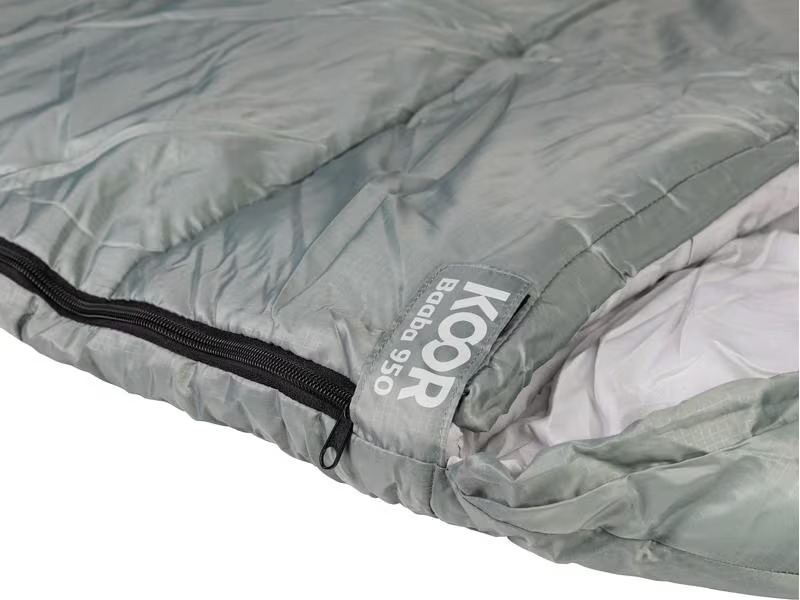 KOOR Schlafsack, Schlafsackeinlage und Reisekissen Set Grün
