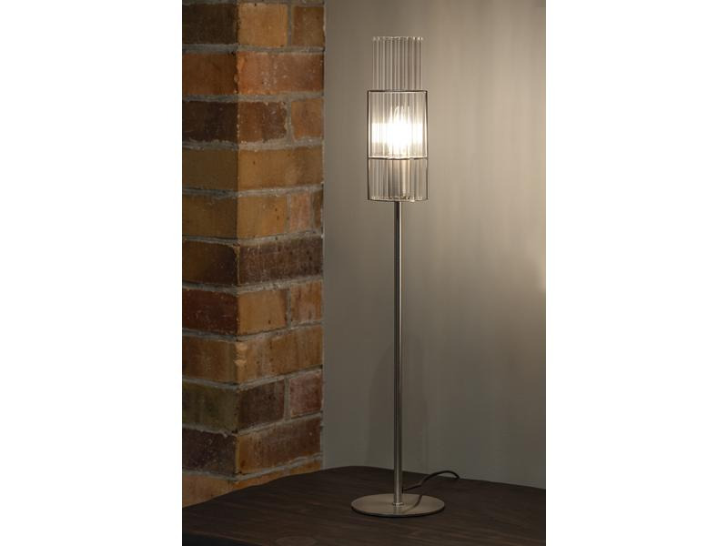 Markslöjd Tischleuchte Tubo 1L, E14, 65 cm, Nickel
