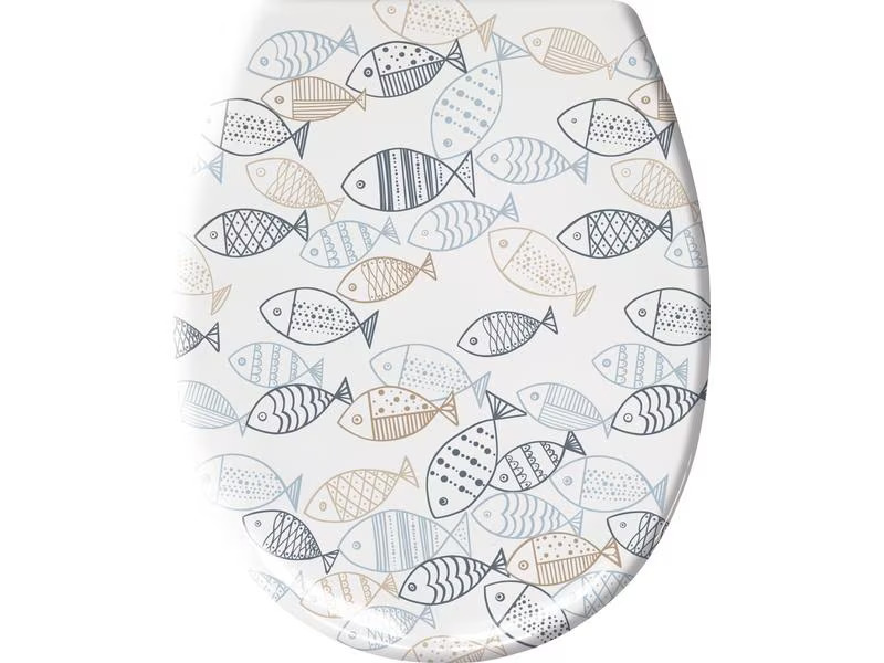 Kleine Wolke Toilettensitz Sardinas mit Absenkautomatik, Mehrfarbig