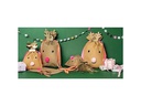 Rico Design Geschenktüte Rentier 30 x 45 cm, Dunkelbraun