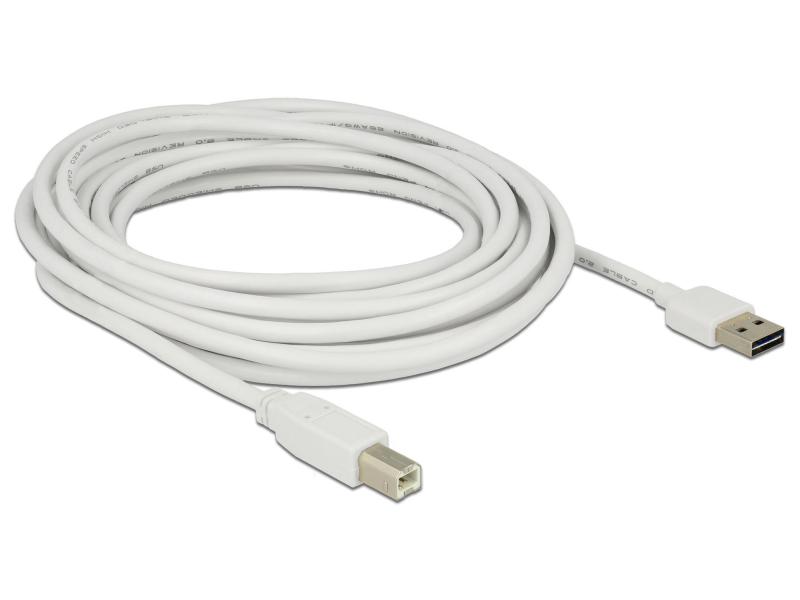 Delock USB 2.0-Kabel A - B EASY-USB 5 m