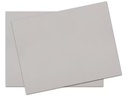 Büromaterial Bastelkarton 110 x 80 cm, 900 g/m²,  1 Stück, Grau