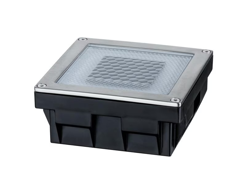 Paulmann Wegeleuchte LED Solar Cube, 0.24W, 2700K, Edelstahl