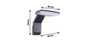 Paulmann Wandleuchte Zerena, 3000K, 10W, Anthrazit