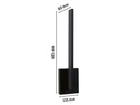 Paulmann Wandleuchte Levka, 3000K, 13.5W, Anthrazit