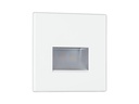 Paulmann Wandeinbauleuchte LED Edge Quadro, 1.2W, 2700K, Weiss