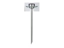Paulmann Sockelleuchte LED Solarspiess Special Ufo, 3000K, Edelstahl
