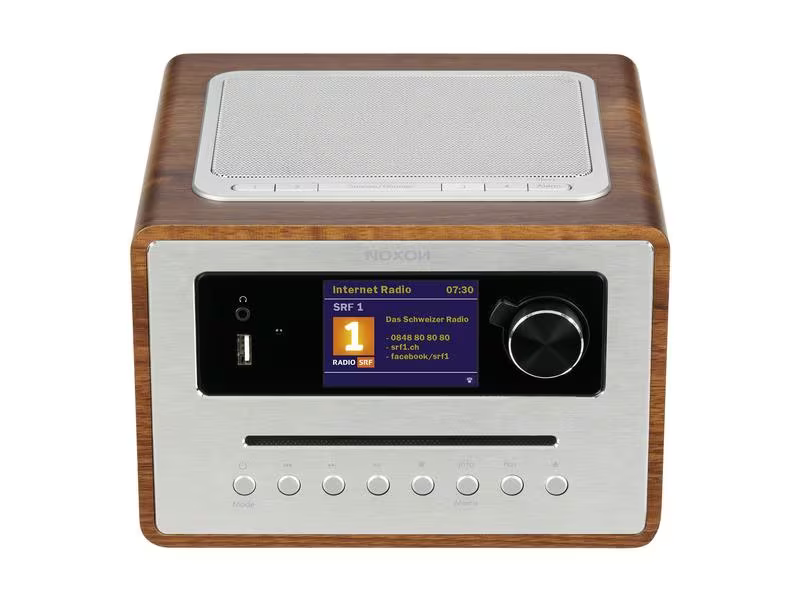 Noxon DAB+ Radio IRadio 500 CD – Walnuss