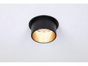 Paulmann Einbauspot LED Gil Coin Set, 3 x 6W, 2700K, Schwarz/Gold