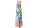 Spielba Holzspielwaren Stapelturm mit 6 Autos