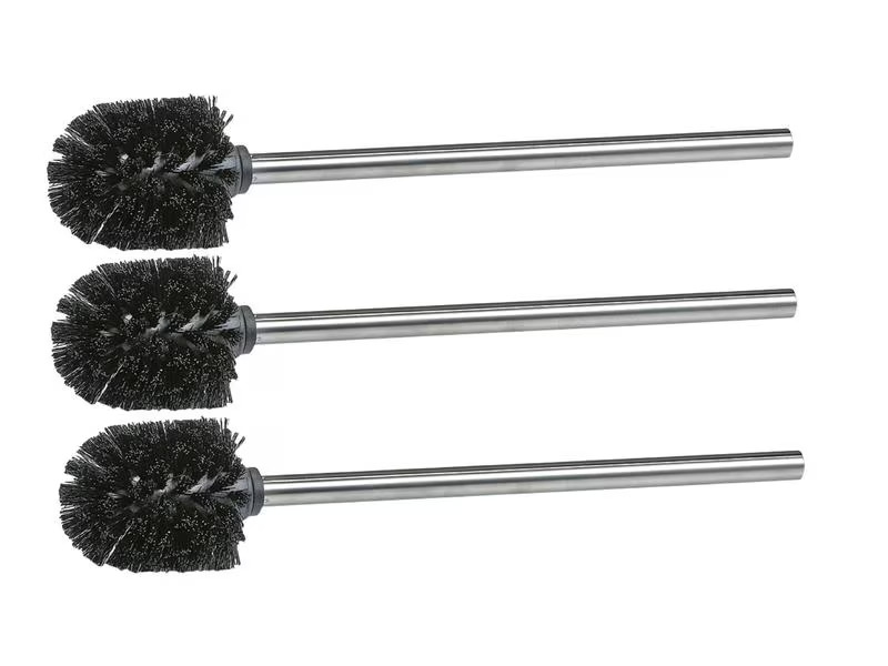 Zeller Present Ersatzbürste 3er Set Schwarz