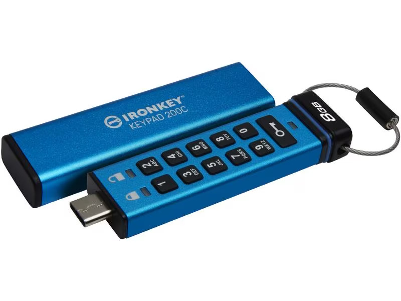 Kingston USB-Stick IronKey Keypad 200C 8 GB