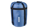 KOOR Schlafsack, Schlafsackeinlage und Reisekissen Set Blau