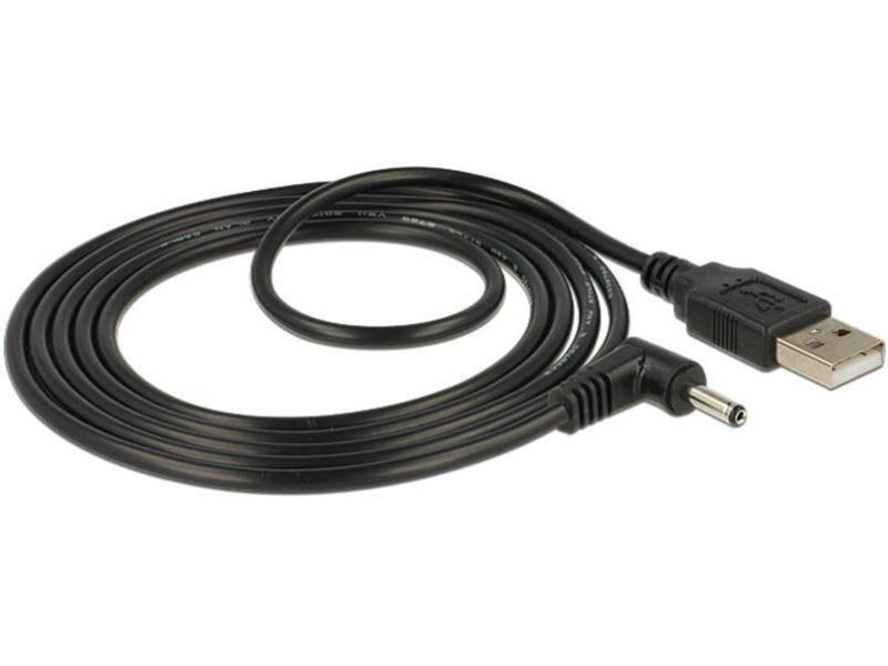 Delock USB-Stromkabel A - Hohlstecker 3.5/1.3mm, 1,5m