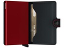 SECRID Portemonnaie Miniwallet Matte Black/Red