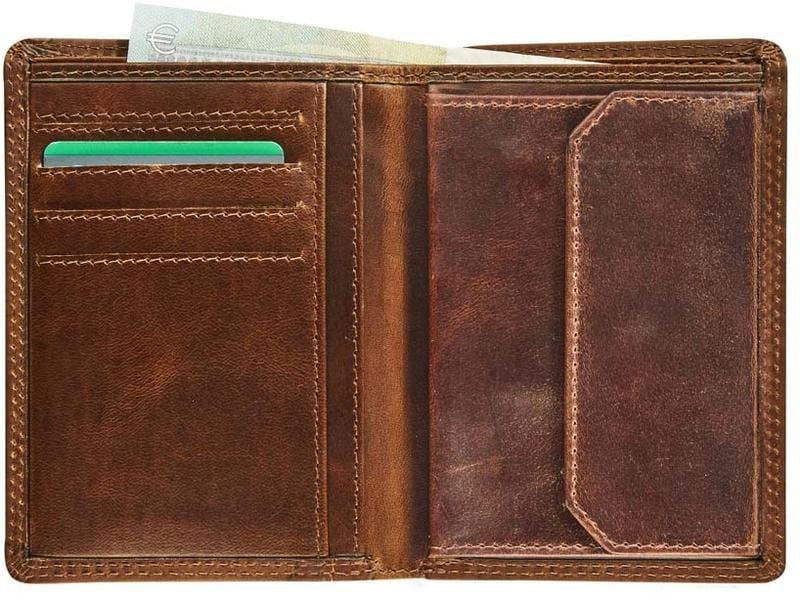 Maverick Portemonnaie Original Compact 9 x 12.3 cm, Braun