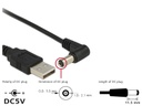 Delock USB-Stromkabel A - Hohlstecker 5.5/2.1mm 1.5m