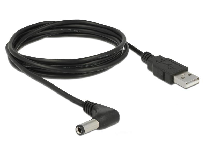 Delock USB-Stromkabel A - Power Hohlstecker 5.5/2.5mm 1.5m