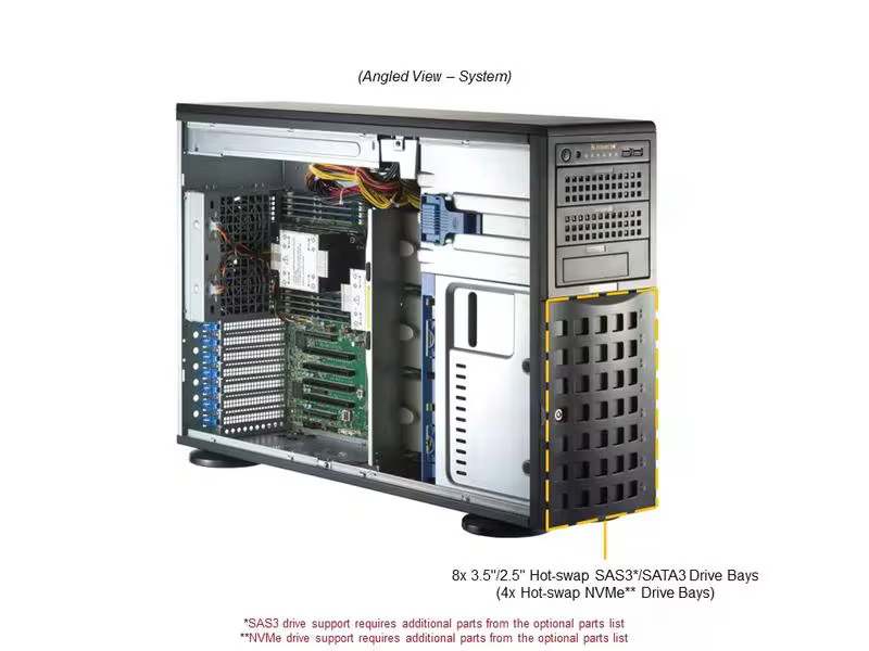 Supermicro Barebone Mainstream SuperServer SYS-741P-TR