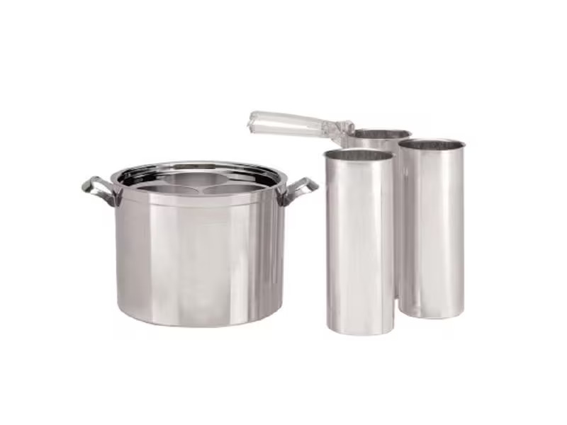 Glorex Schmelzzubehör Wachsschmelzgefäss Set + Zange