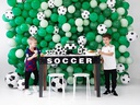 Partydeco Einladungskarte Fussball 19 x 9 cm, 6 Stück