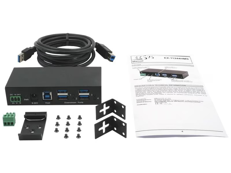 Exsys USB-Hub EX-11244HMS