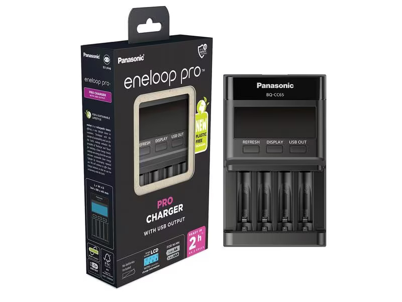 Panasonic Ladegerät Eneloop LCD Charger