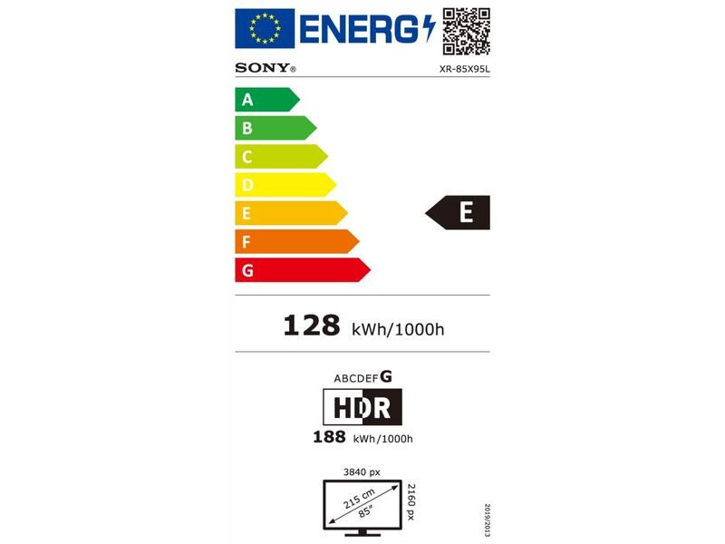 Sony Public Display FWD-85X95L 85, 3840 x 2160 (Ultra HD 4K)