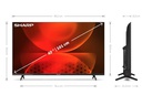 Sharp TV 40FH2EA 40, 1920 x 1080 (Full HD), LED-LCD