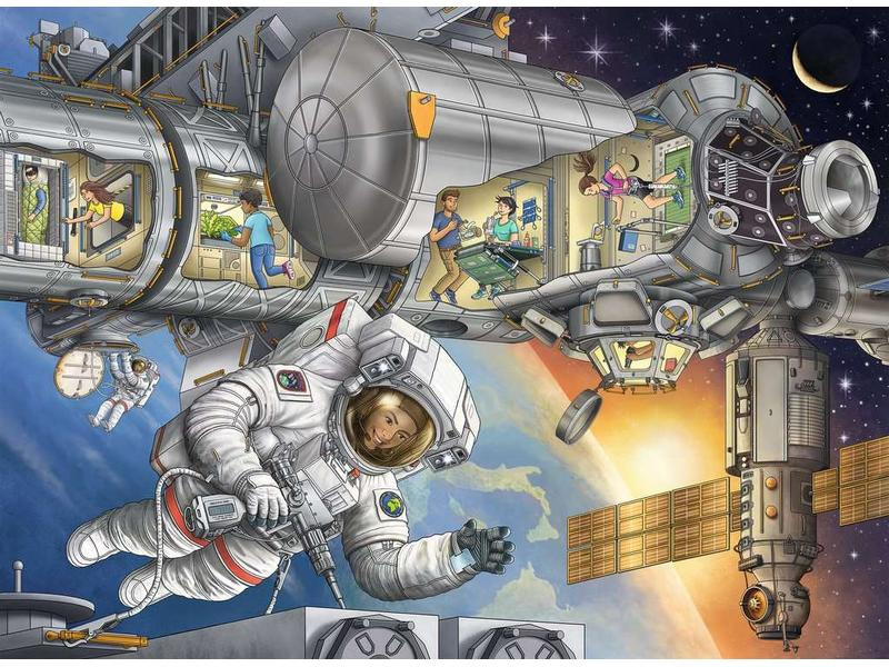 Ravensburger Wissens-Puzzle WWW Auf der Weltraumstation
