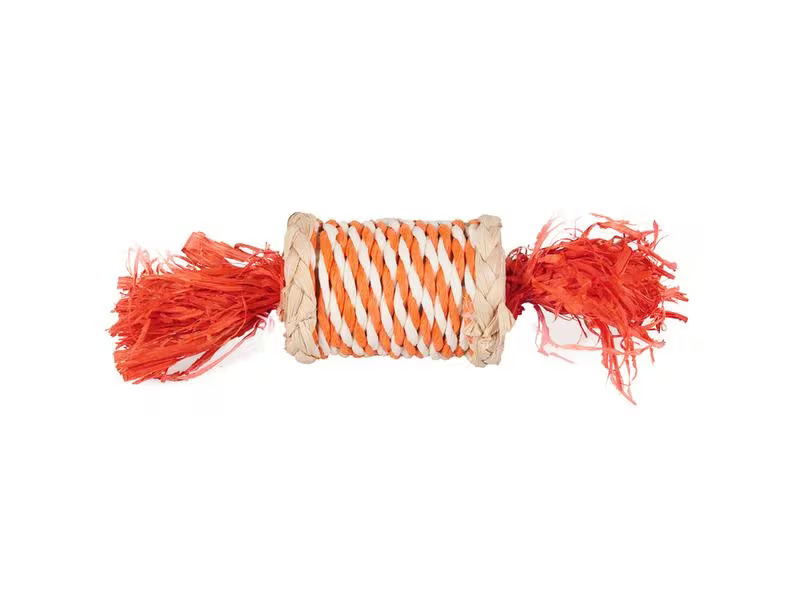 Karlie Spielzeug Roll und Knister, Ø 5 x 23 cm, Orange/Beige