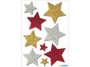 Herma Stickers Weihnachtssticker Sterne 1 Blatt à 9 Sticker