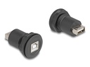 Delock USB 2.0 Typ-B zu USB 2.0 Typ-A Einbaubuchse