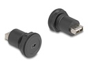 Delock USB 2.0 Mini-B zu USB 2.0 Typ-A Einbaubuchse