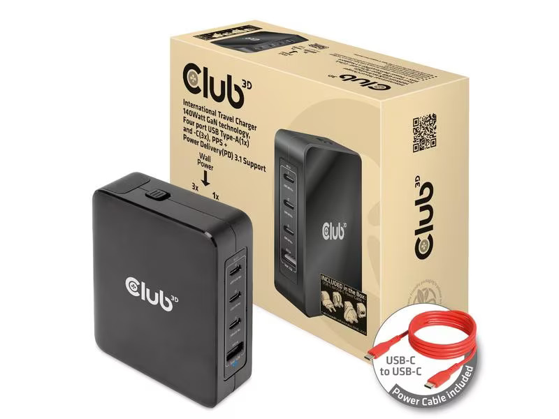 Club 3D USB-Wandladegerät CAC-1917