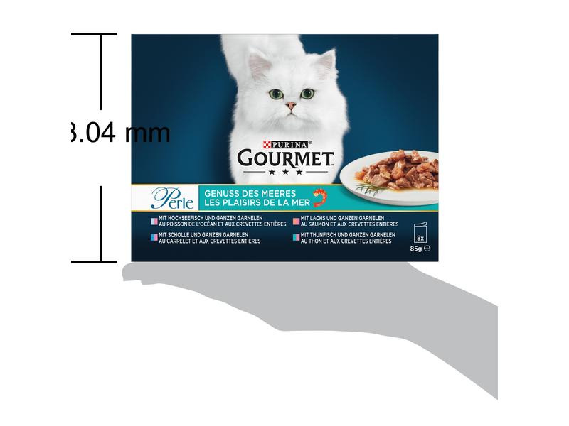 Purina Nassfutter Gourmet Perle Genuss des Meeres, 8 x 85 g