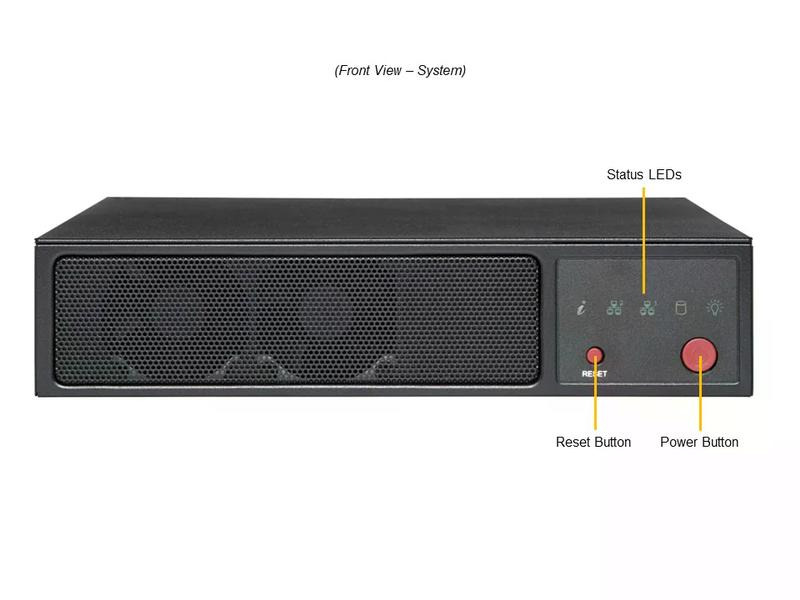 Supermicro Barebone IoT SuperServer SYS-E200-12A-4C