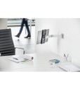 DURABLE Halterung Wall Arm Silber Metallic