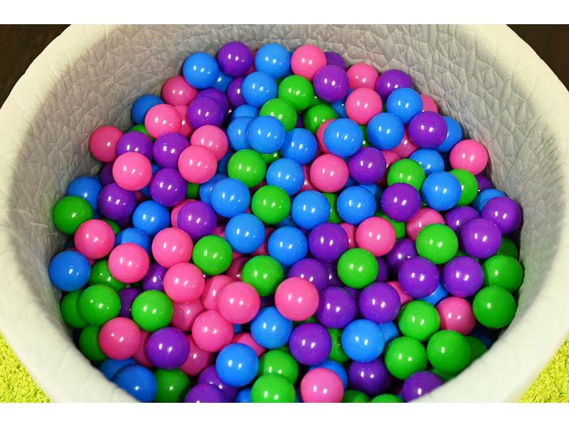 Knorrtoys Bällebad Soft – Cosy geo grey 300 balls softcolor