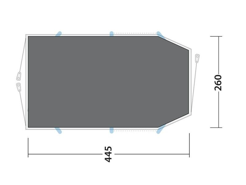Outwell Zeltunterlage Footprint Starhill 4, 445 cm x 260 cm