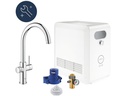 GROHE Küchenarmatur Blue Professional C-Auslauf Set Chrome