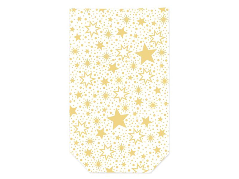 Braun + Company Guetzli-Verpackung Miracle Star 11.5 x 19 cm, 10 Stück