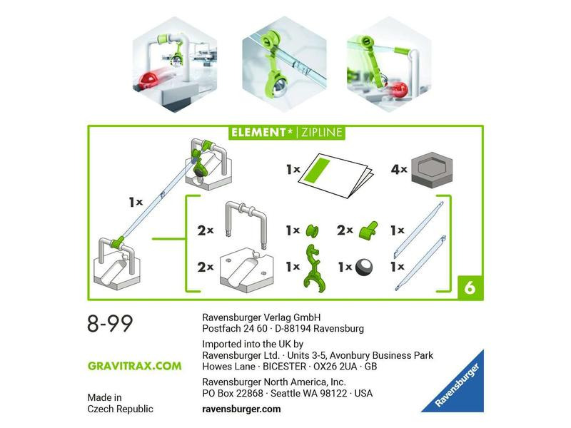 Ravensburger Kugelbahn Zubehör GraviTrax Element Zipline